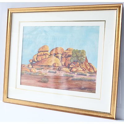 Two Fullwood Rock Formation Watercolours