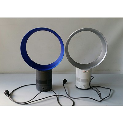 Two Dyson Bladeless Fans