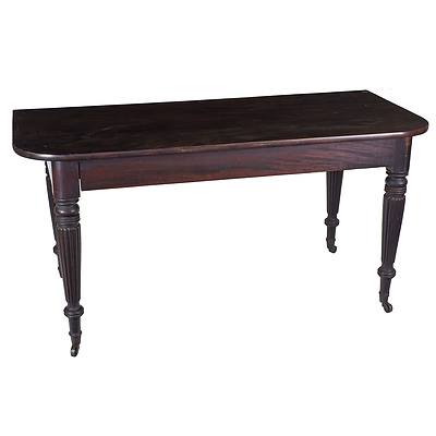 George IV Mahogany Serving Table Being One End Table From an Extension Table Circa 1830