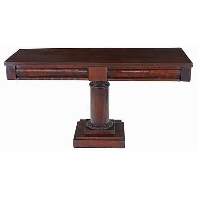 Rare Large Australian Cedar Architectural Style Console Table Circa 1840