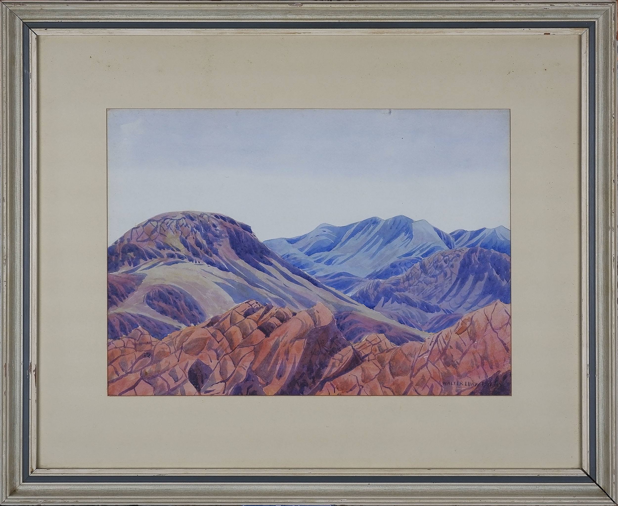 'Walter Ebatarinja (1915-68) View Of Hartz Range Central Australia'