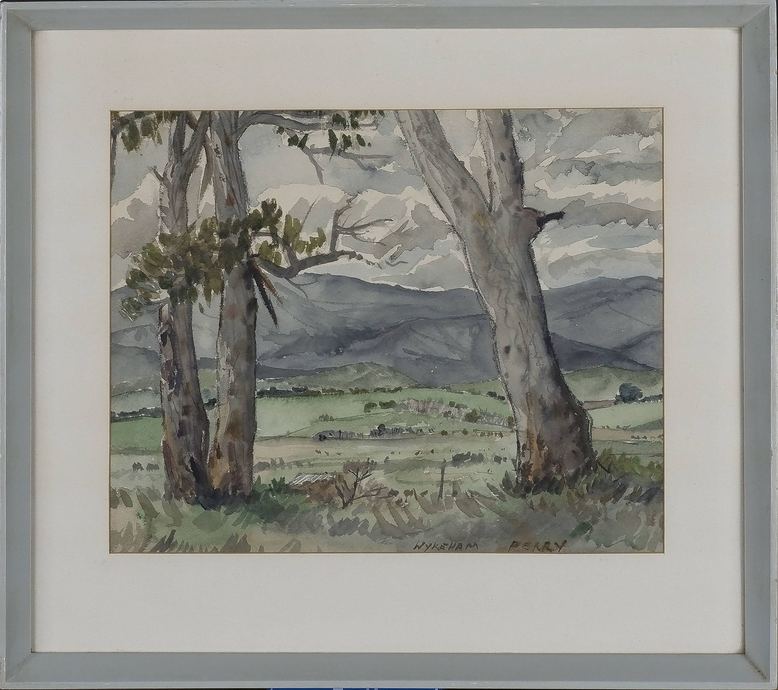 'Wykeham Perry (1936-) Untitled Landscape Watercolour'