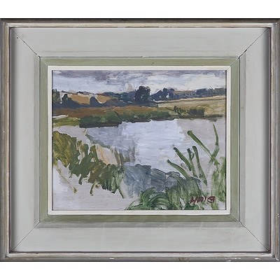 Earl Haig RSA (Scottish 1918-2009) Untitled Landscape Oil On Board