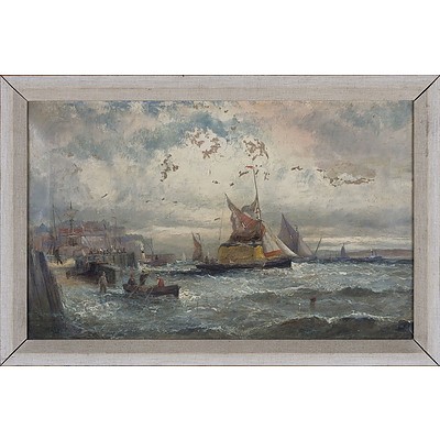 Hubert Anslow Thornley (British 19th Century) Oil On Canvas