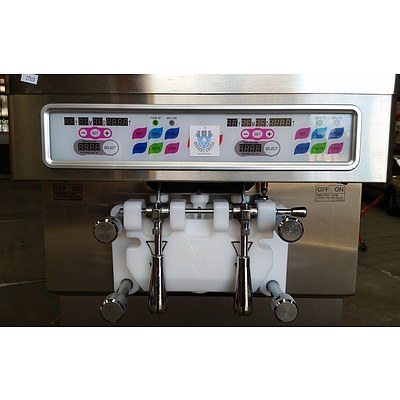 Icetro SSI-273SI (Green Clever) Ice Cream Soft Server Frozen Yogurt Machine