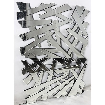 Large Contemporary Abstract Wall Mirror