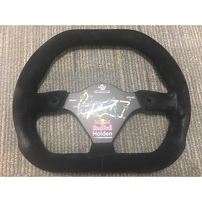 Signed Jamie Whincup V8 Supercar Steering Wheel - Race Winning 2018 Townsville 400