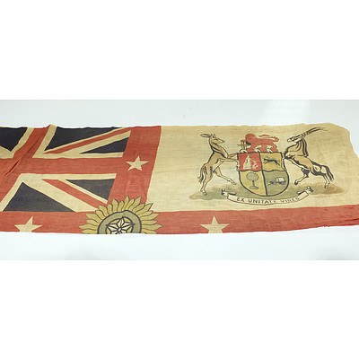 Group of Vintage Flags Including Australian Red Ensign and More