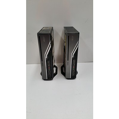 Two Acer Veriton 1000 Core 2 Duo 1.86GHz Personal Computers