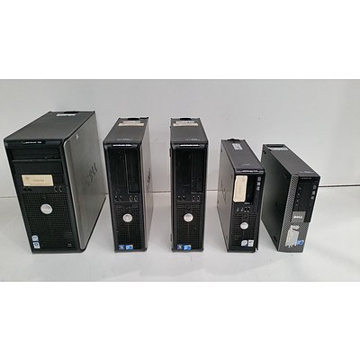 Lot of Five Duo Core Computers