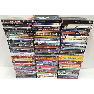 Bulk Lot of Approx. 110 DVDs