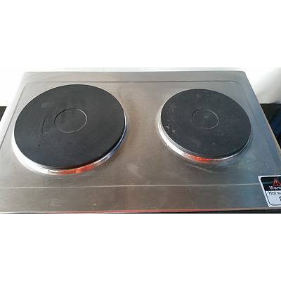 Singer Electric Oven with Two Hotplates