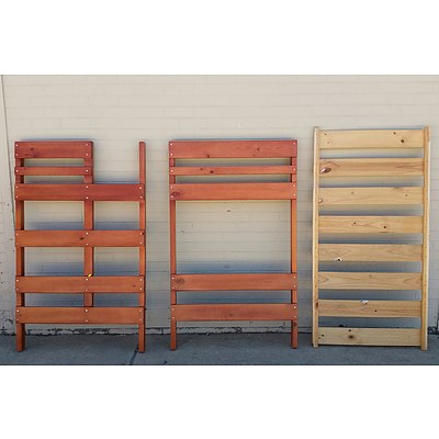 Timber Disassembled Bunk Bed With Parts