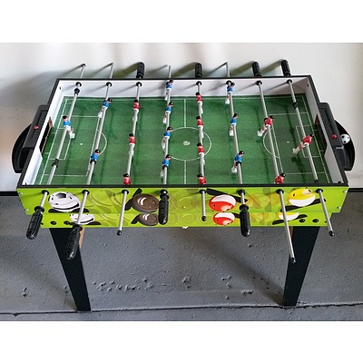 All In One Kids Sized Foosball Table, Pool Table, Ping Pong and Ice Hockey Table
