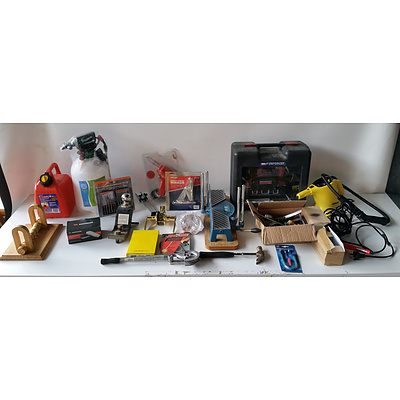 Group of Tools, Screws,  Spare Parts and More
