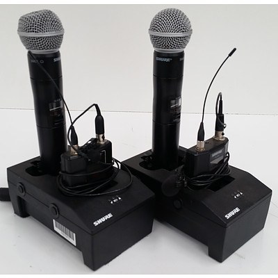 Shure Wireless Microphones Sets - Lot of 2
