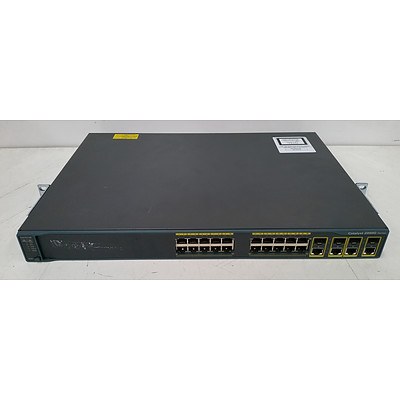 Cisco Catalyst 2960G Series 24-Port Gigabit Managed Switch