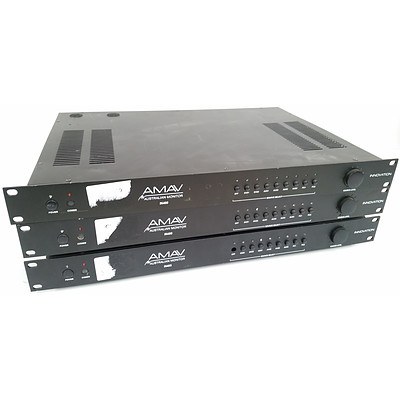 Australian Monitor IN400 AV Switching Amplifiers - Lot of 3