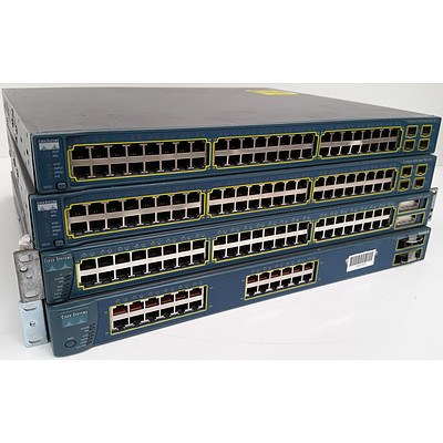 Cisco Managed Switches - Lot of 4