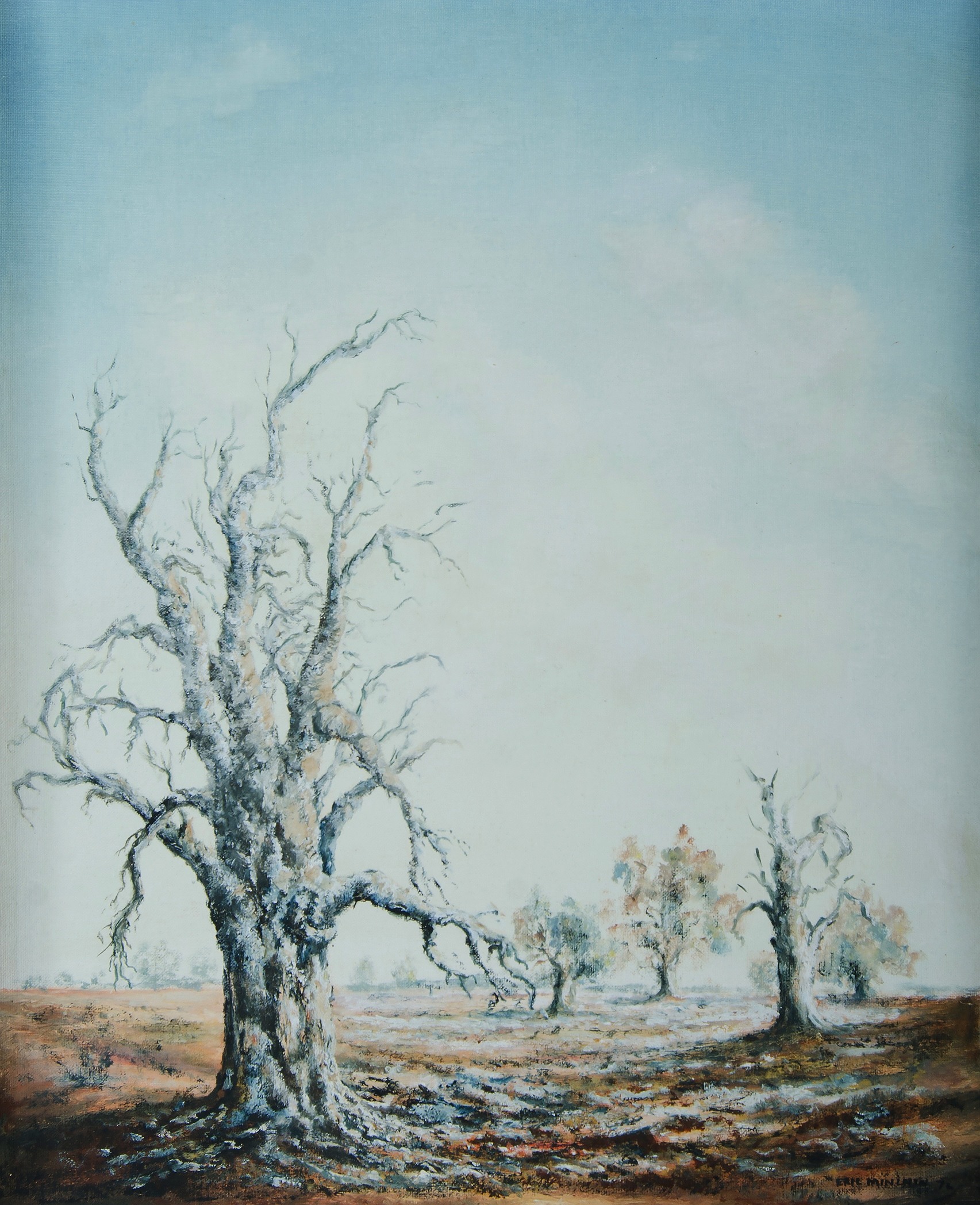 'MINCHIN, Eric (b.1928): Creek Bed, 1972 Oil on Canvas Board'
