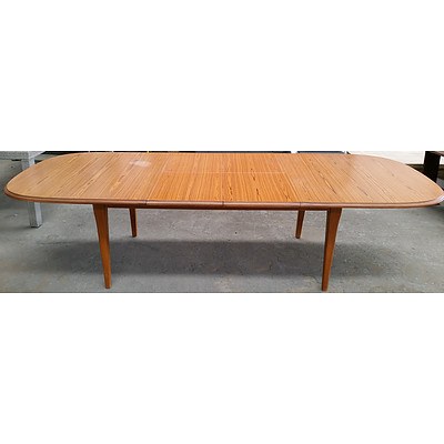 Dual Leaf Extension Dining Table