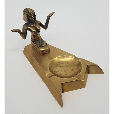 Brass Egyptian Ashtray