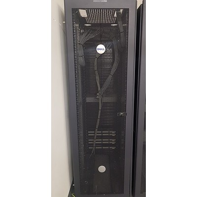Dell Black Vented Server Rack #5