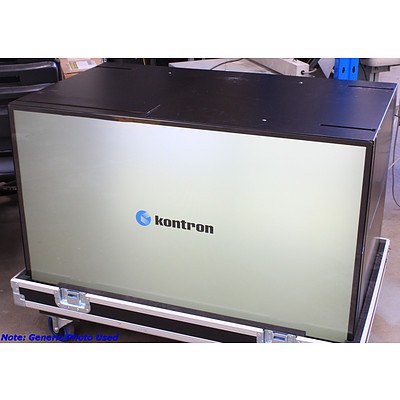 Kontron Multi Touch MT460.4S 47 Inch Display Cube in Road Case