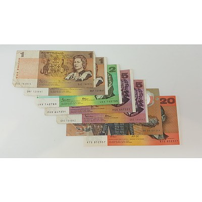 Collection of Assorted Australian Paper Banknotes