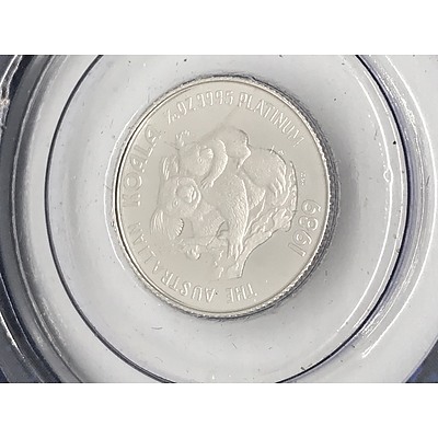 1989 Platinum Proof Coin from the Australian Koala Proof Issue Series