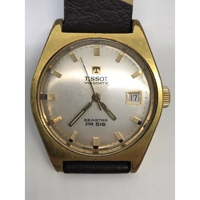 Tissot Visodate Seamaster PR516 Wristwatch - Tissot Calibre 782-1 Circa 1966