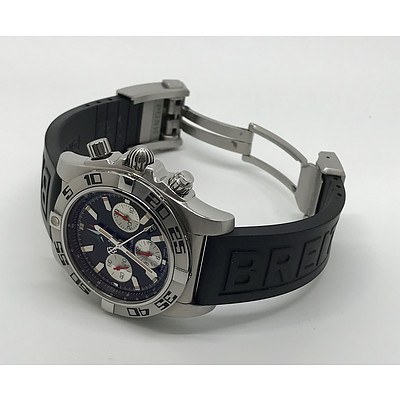 Limited Edition Breitling Chronomat Frecce Tricolored LE Auto 44mm Steel Mens Wristwatch AB01104, Edition 423 of 1000