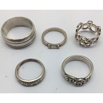 Assorted Sterling Silver Rings
