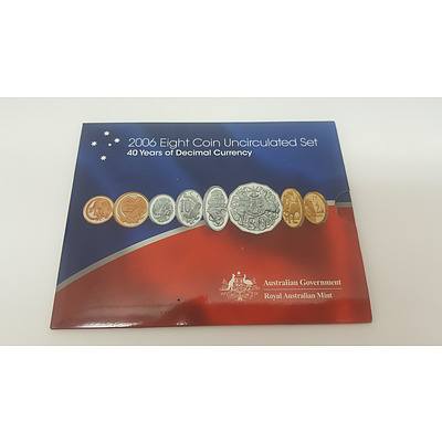 2006 Eight Coin Uncirculated Set