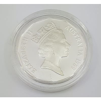 1989 Masterpieces in Silver Prince of Wales and Lady Diana Coin