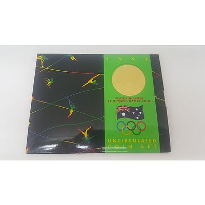 1992 Olympic Games Uncirculated Coin Set