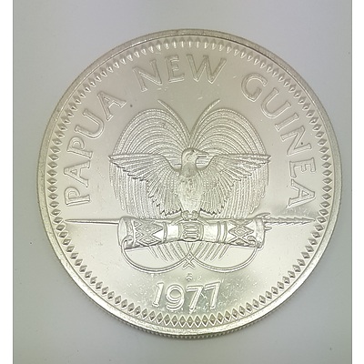 1977 Sterling Silver Papua New Guinea Coin