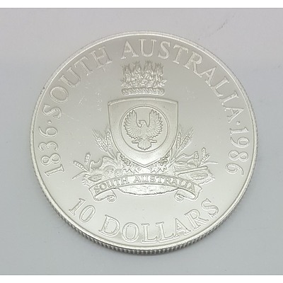 Sterling Silver Australian State Series $10 Coin