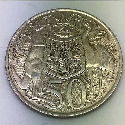 1966 Australian Round 50cent piece