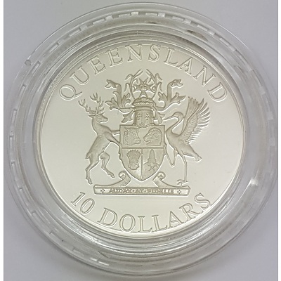 Sterling Silver Australian State Series $10 Proof Coin