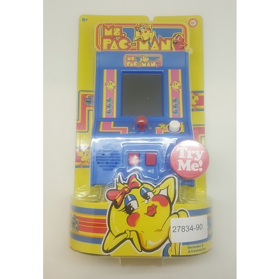 Mini Arcade Table Top Game - Ms. Pac-Man