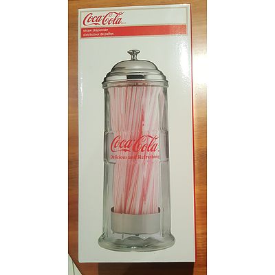 Coca-Cola Collectable Straw Dispenser