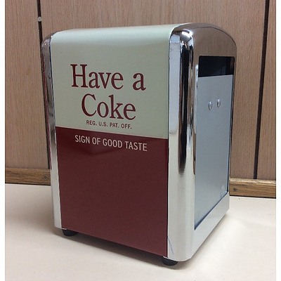 Coca-Cola Collectable Napkin dispenser