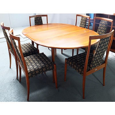 Tiffany Six-Person Retro Extension Dining Suite