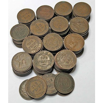 Australia Collection King George V Pennies 1911-1936