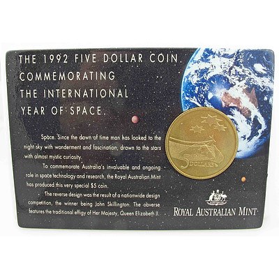 Australia $5 Mint Coin - Year of Space