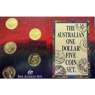 Australia $1 Five Coin Set
