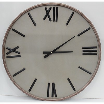 Amalfi Cooper Metal Wall Clock - Brand New