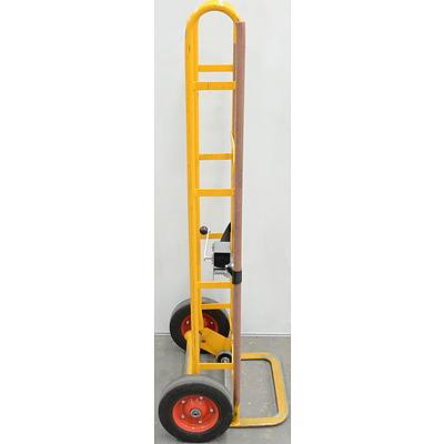 Warehouse Hand Trolley With Ratchet Strap