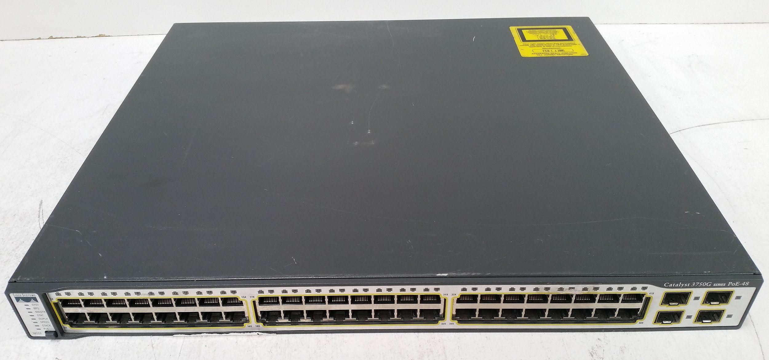 Cisco Catalyst 3750G Series PoE48 Lot 1025418 ALLBIDS
